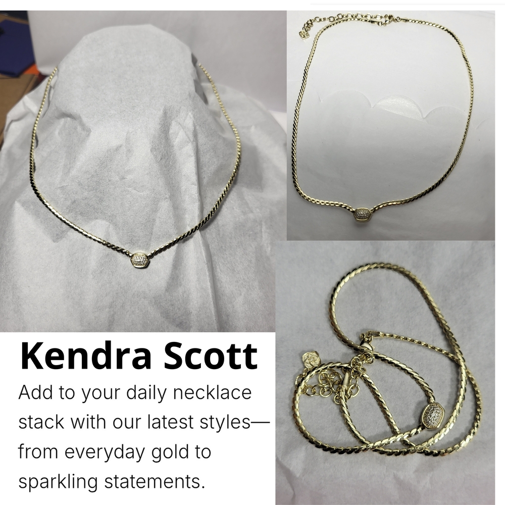 Kendra Scott Gold Necklace. #193